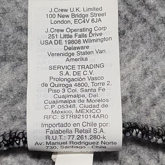 J Crew Womens Warm Pullover Turtleneck Sweater Herringbone‎ Black White Medium - Picture 6 of 12